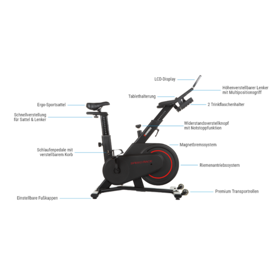 Hammer Racer Speedbike – Ultimatives Highspeed-Training zu Hause – Bild 2