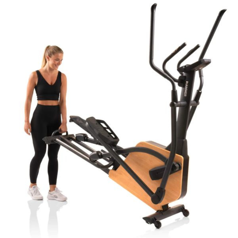Hammer CrossPace 5.0 NorsK – Stilvoller Ellipsentrainer mit edlem Holz-Design – Bild 3