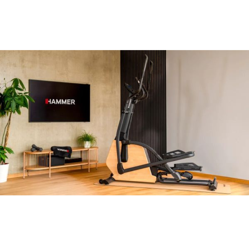 Hammer CrossPace 5.0 NorsK – Stilvoller Ellipsentrainer mit edlem Holz-Design – Bild 4