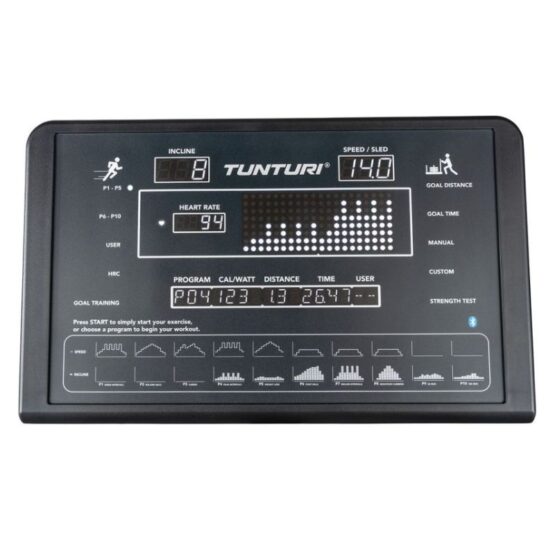 Tunturi Platinum TR30 Core Pro Laufband – Professionelles Lauf-, Kraft- und Rehabilitationsgerät | Bis 20 km/h & 57 Programme – Bild 3