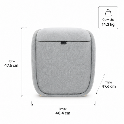 Synca Rei / Ottoman - Massagehocker Grey – Bild 13