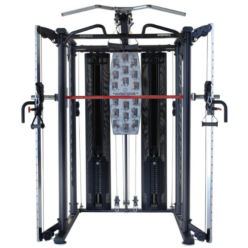 Inspire SCS Smith Cage System inkl. Premium-Trainingsbank – Smith Machine, Power Rack & Functional Trainer – Bild 6
